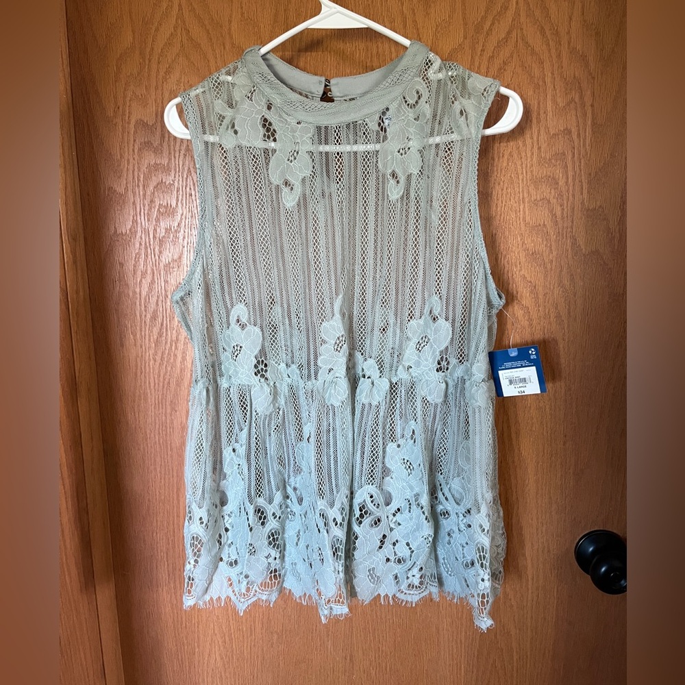 Lace tank top